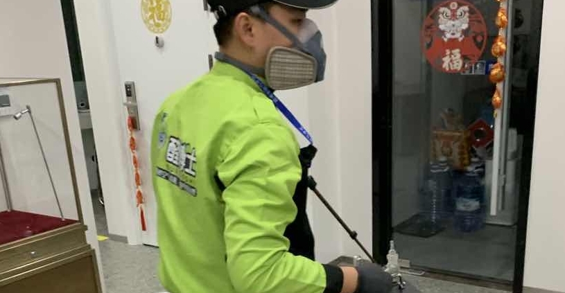 美溪招商银行除甲醛现场